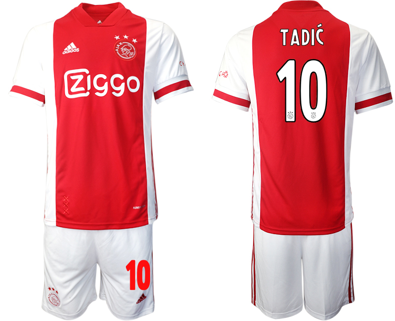 2020-21 AFC Ajax 10 TADIC Home Soccer Jersey