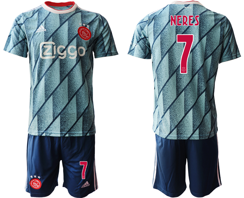 2020-21 AFC Ajax 7 NERES Away Soccer Jersey