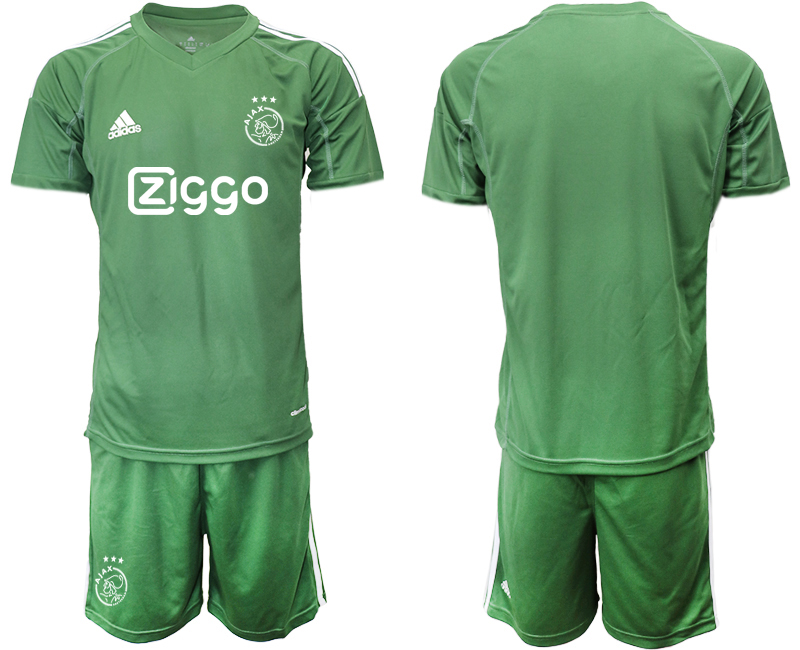 2020-21 AFC Ajax Arm Green Goalkeeper Soccer Jersey