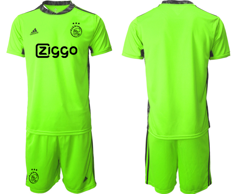2020-21 AFC Ajax Fluorescent Green Goalkeeper Soccer Jersey