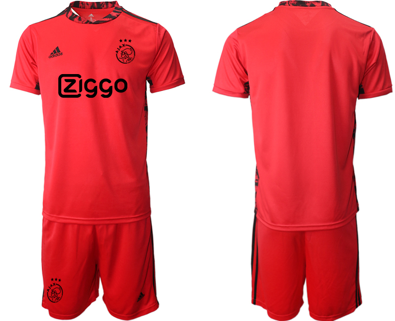 2020-21 AFC Ajax Red Goalkeeper Soccer Jersey