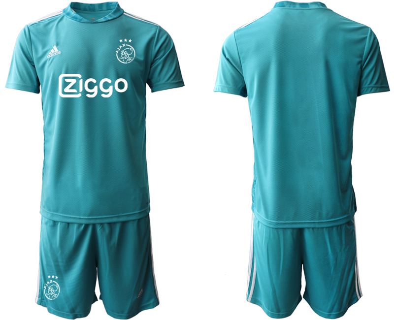 2020-21 Ajax lake blue goalkeeper soccer jerseys