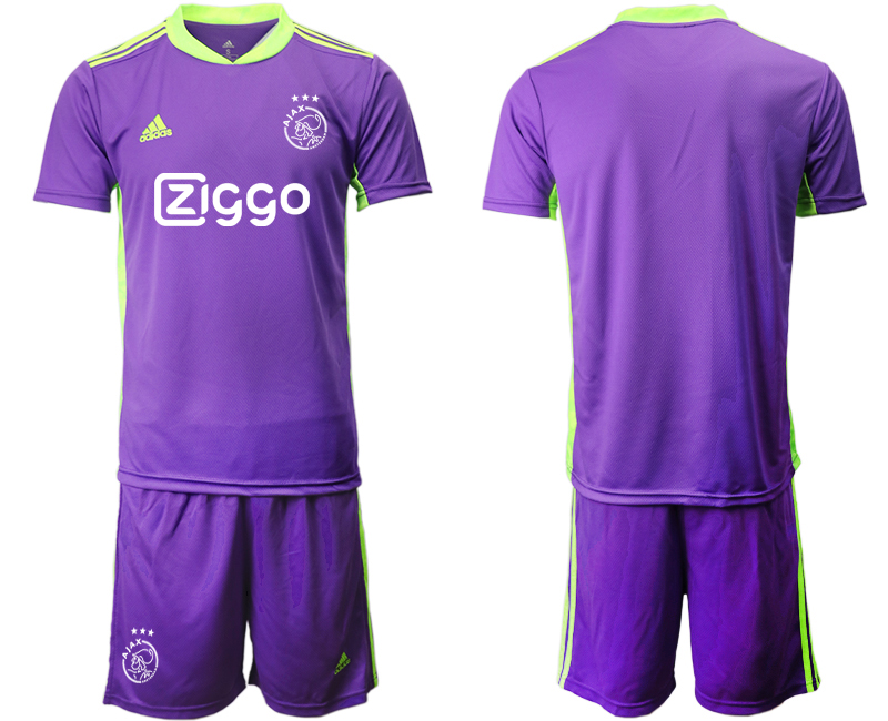 2020-21 Ajax purple goalkeeper soccer jerseys