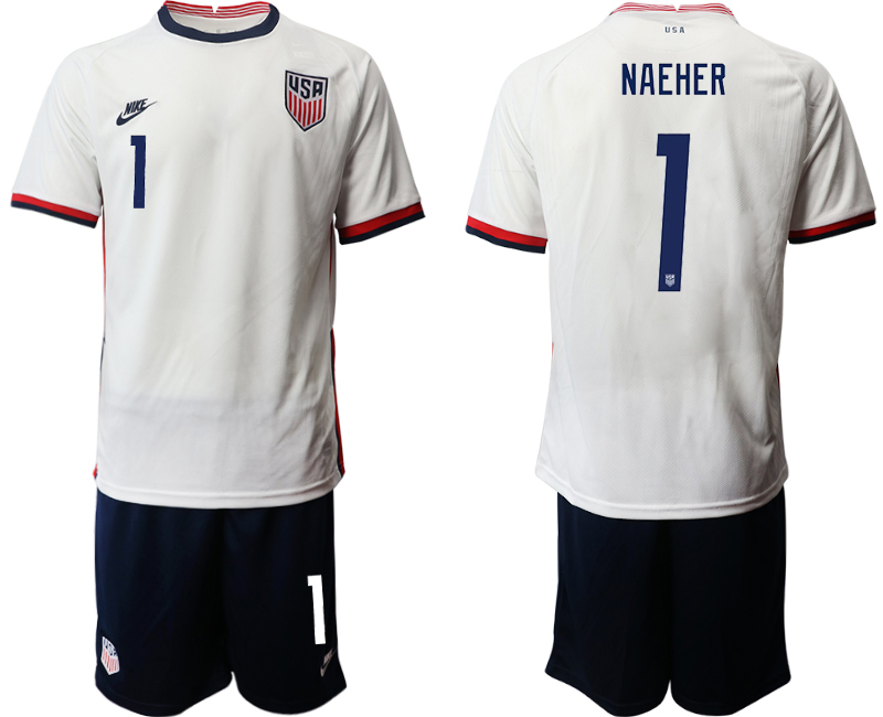 2020-21 America home 1# NAEHER soccer jerseys
