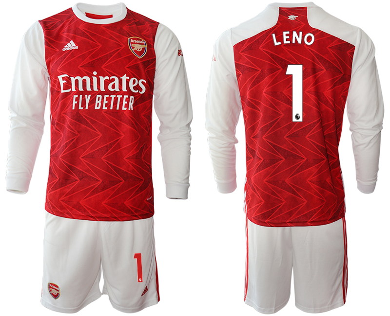 2020-21 Arsenal home 1# LENO long sleeve soccer jerseys