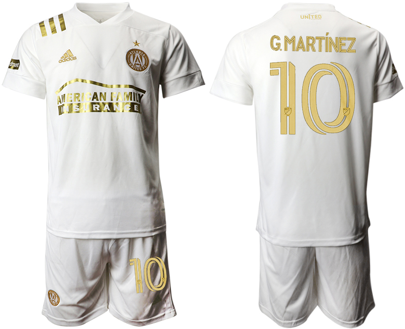 2020-21 Atlanta United FC 10 G.MARTINEZ Away Soccer Jersey