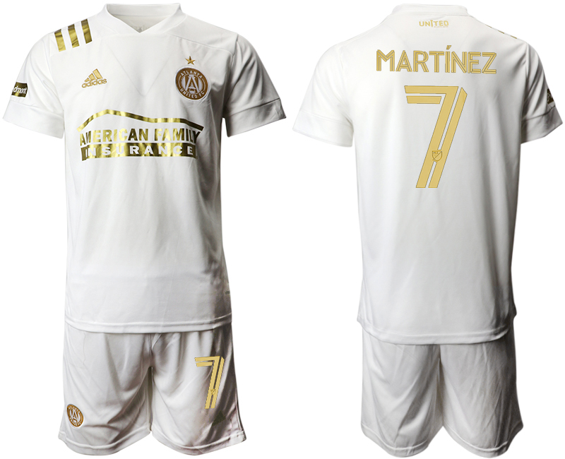 2020-21 Atlanta United FC 7 MARTINEZ Away Soccer Jersey