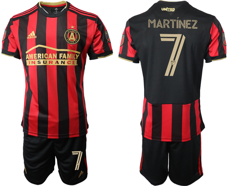 2020-21 Atlanta United FC 7 MARTINEZ Home Soccer Jersey