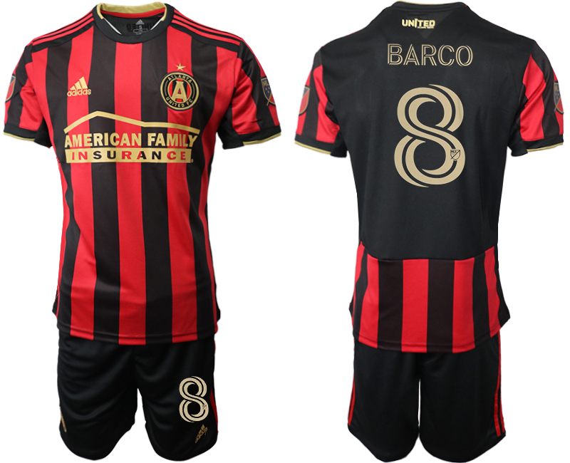 2020-21 Atlanta United FC 8 BARCO Home Soccer Jersey