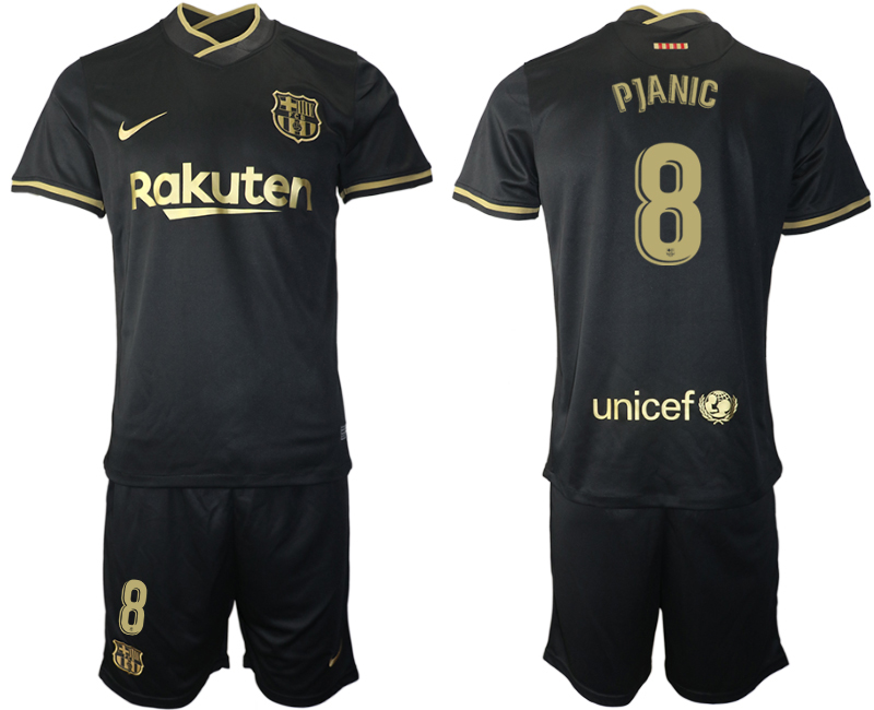 2020-21 Barcelona 8 PJANIC Away Soccer Jersey