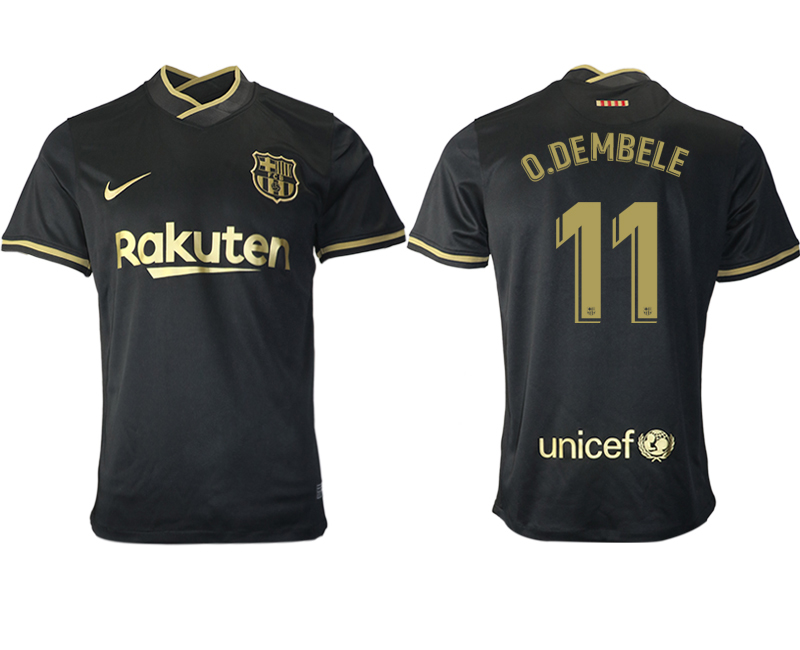 2020-21 Barcelona away aaa version 11# O.DEMBELE soccer jerseys