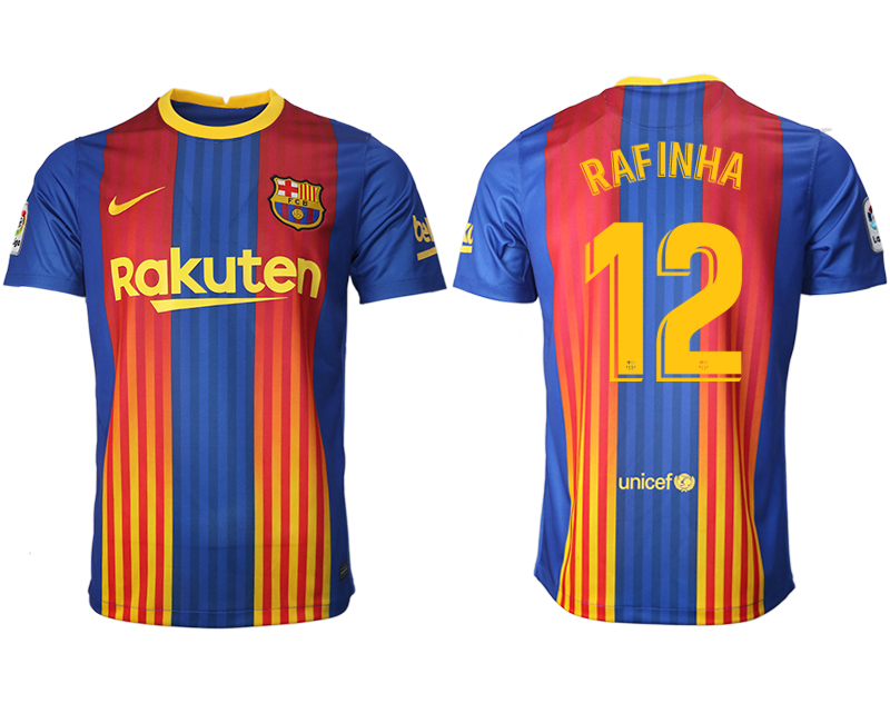 2020-21 Barcelona away aaa version 12# RAFINHA soccer jerseys.