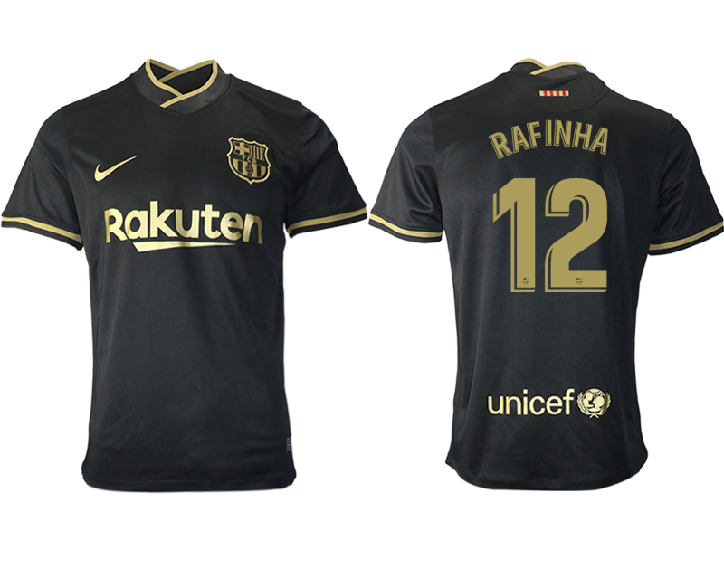 2020-21 Barcelona away aaa version 12# RAFINHA soccer jerseys