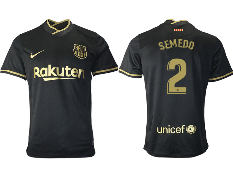 2020-21 Barcelona away aaa version 2# SEMEDO soccer jerseys