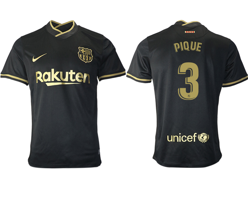 2020-21 Barcelona away aaa version 3# PIQUE soccer jerseys