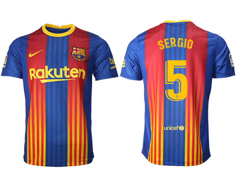2020-21 Barcelona away aaa version 5# SER GIO soccer jerseys.