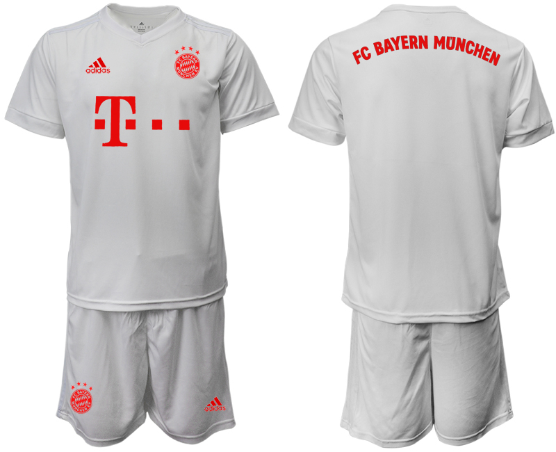 2020-21 Bayern Munich Away White Soccer Jersey