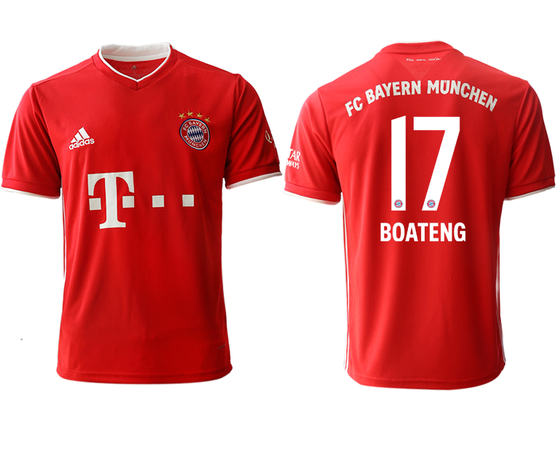 2020-21 Bayern Munich home aaa version 17# BOATENG soccer jerseys