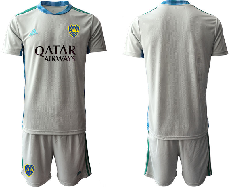 2020-21 Boca Juniors gray goalkeeper soccer jerseys