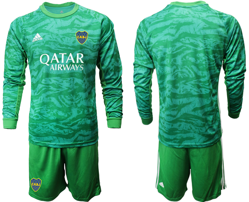 2020-21 Boca Juniors green goalkeeper long sleeve  soccer jerseys