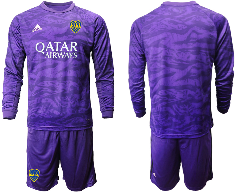 2020-21 Boca Juniors purple goalkeeper long sleeve  soccer jerseys