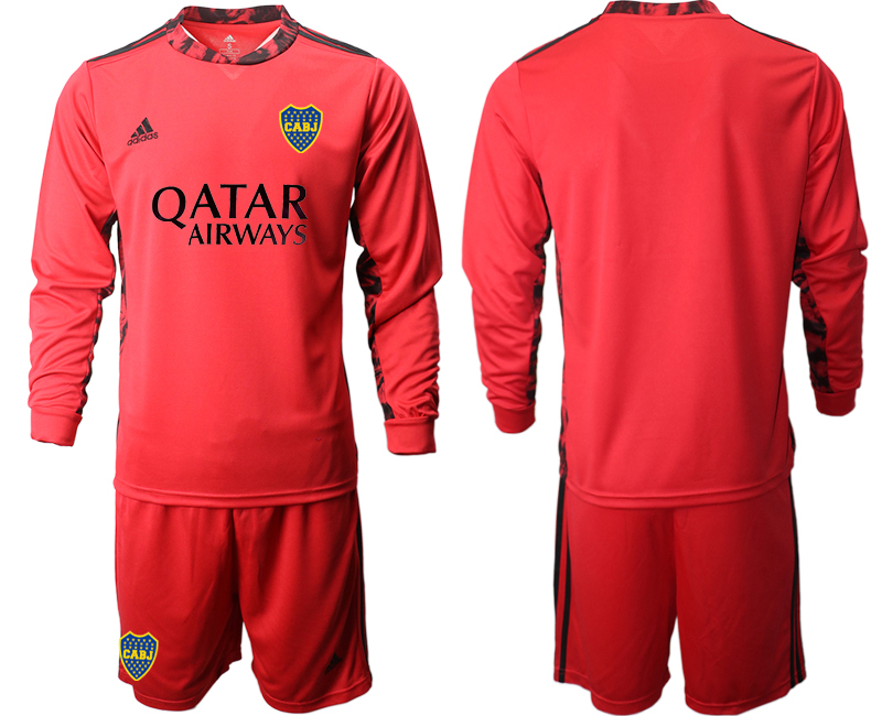 2020-21 Boca Juniors red goalkeeper long sleeve  soccer jerseys