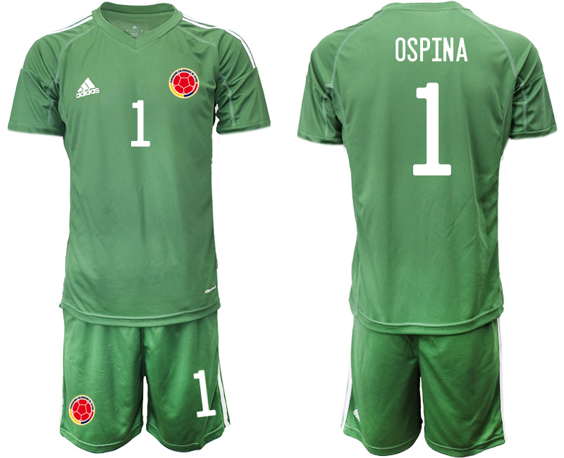 2020-21 Colombia army green goalkeeper 1# OSPINA soccer jerseys