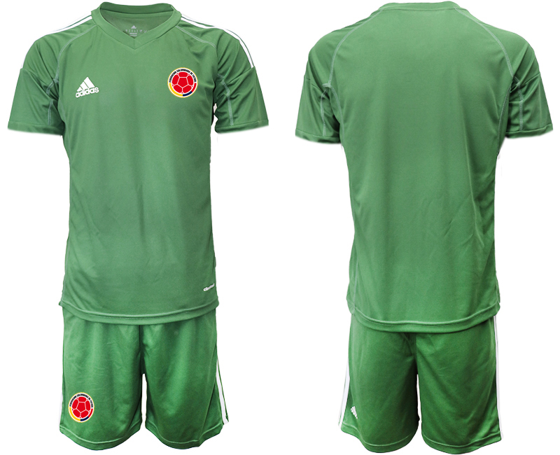 2020-21 Colombia army green goalkeeper soccer jerseys