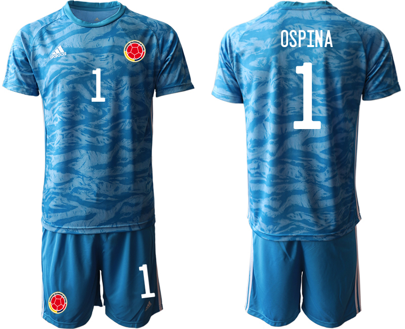 2020-21 Colombia blue goalkeeper 1# OSPINA soccer jerseys