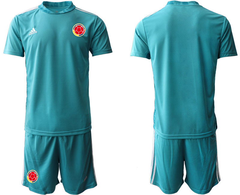 2020-21 Colombia lake blue goalkeeper soccer jerseys
