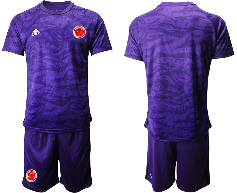 2020-21 Colombia purple goalkeeper soccer jerseys