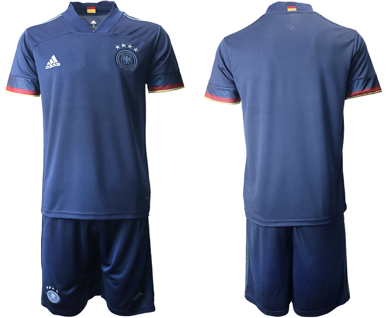 2020-21 Germany away blue soccer jerseys