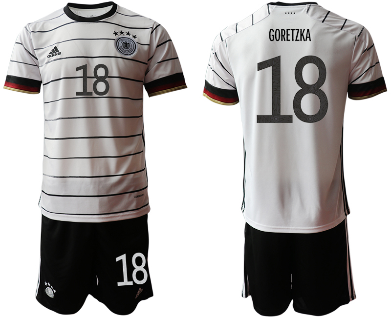 2020-21 Germany home 18# GORETZKA  soccer jerseys