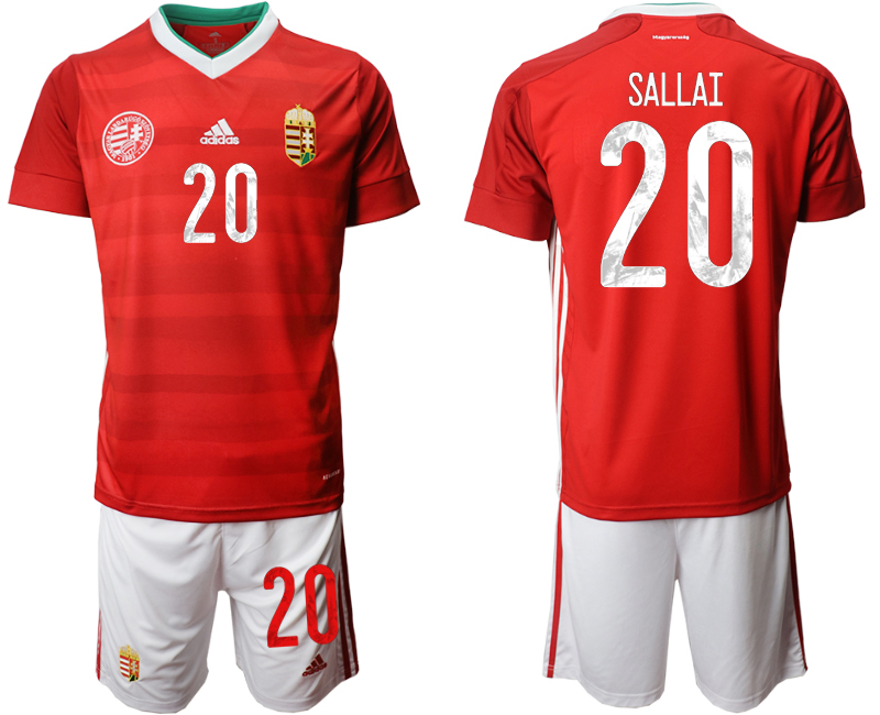 2020-21 Hungary home 20# SALLAI soccer jerseys