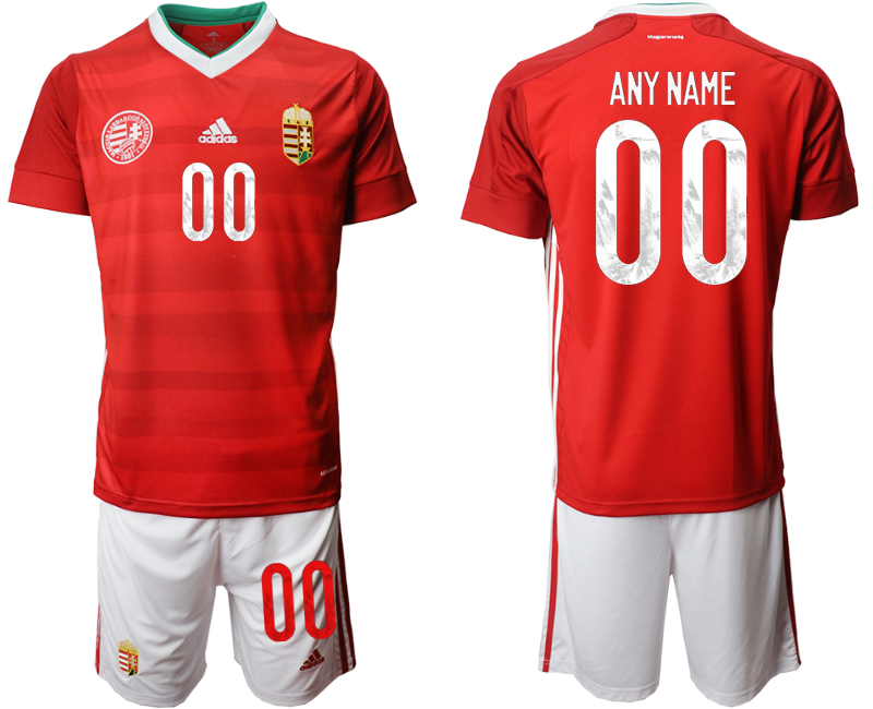 2020-21 Hungary home any name custom soccer jerseys