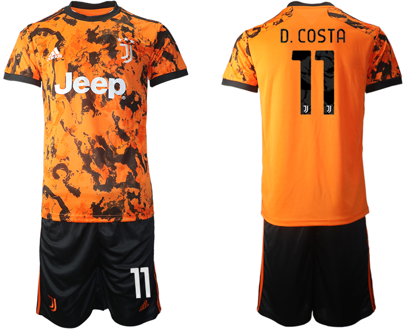 2020-21 Juventus away 11# D.COSTA soccer jerseys