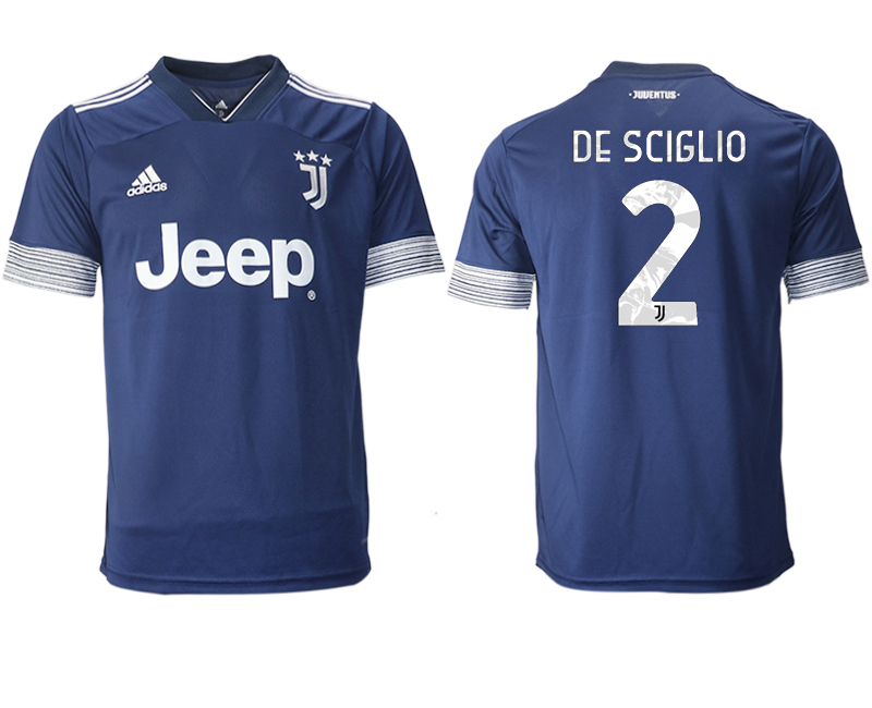 2020-21 Juventus  away aaa version 2# DE SCIGLIO soccer jerseys