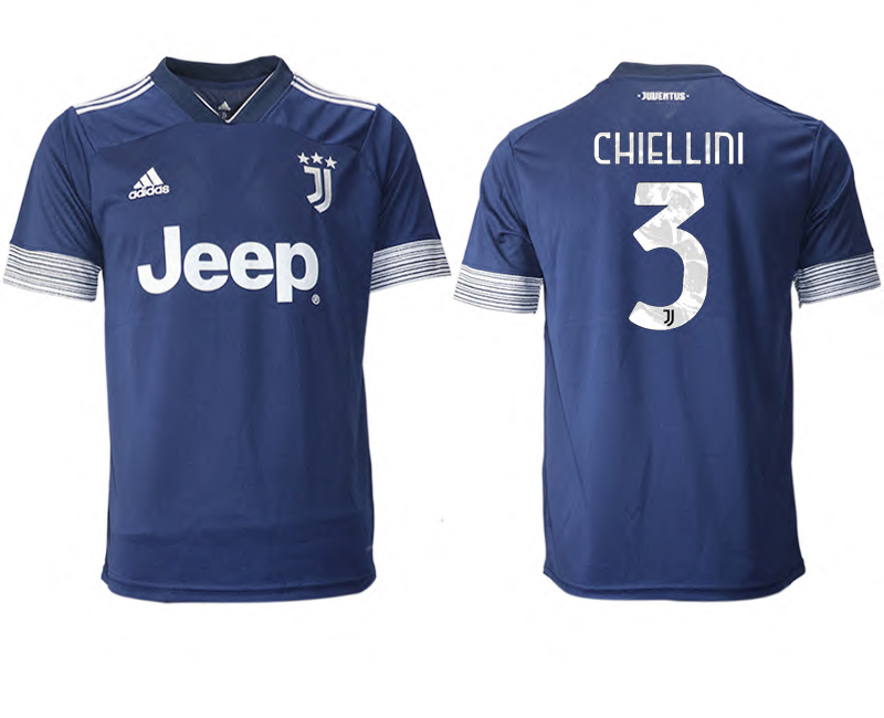 2020-21 Juventus  away aaa version 3# CHIELLINI soccer jerseys