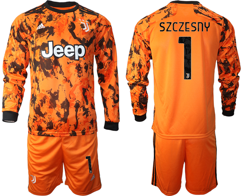 2020-21 Juventus away 1# SZCZESNY long sleeve soccer jerseys