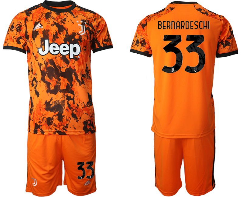 2020-21 Juventus away 33# BERNARDESCHI soccer jerseys