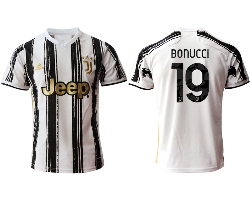 2020-21 Juventus home aaa version 19# BONUCCI soccer jerseys
