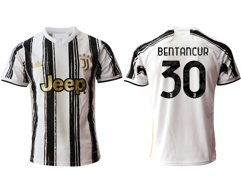2020-21 Juventus home aaa version 30# BENTANCUR soccer jerseys