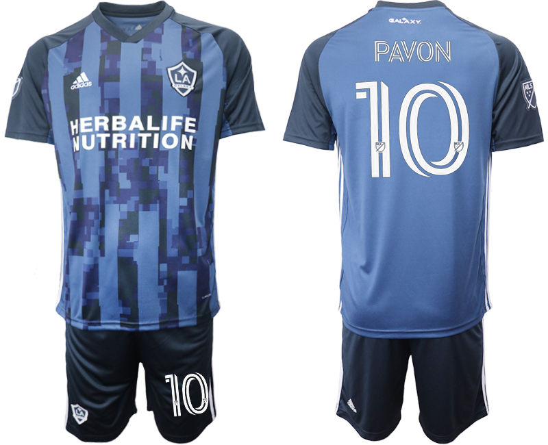 2020-21 Los Angeles Galaxy 10 PAVON Away Soccer Jersey