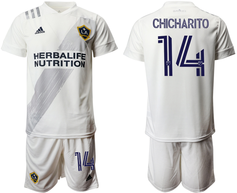 2020-21 Los Angeles Galaxy 14 CHICHARITO Home Soccer Jersey