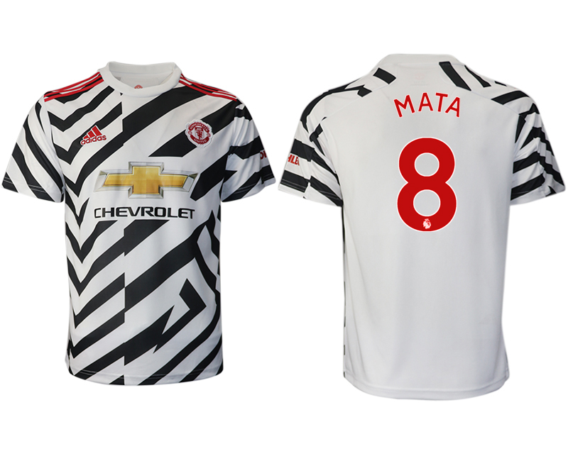2020-21 Manchester United  away aaa version 8# MATA soccer jerseys