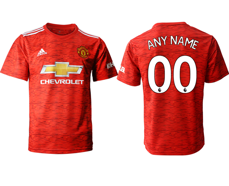 2020-21 Manchester United home aaa version any name custom soccer jerseys
