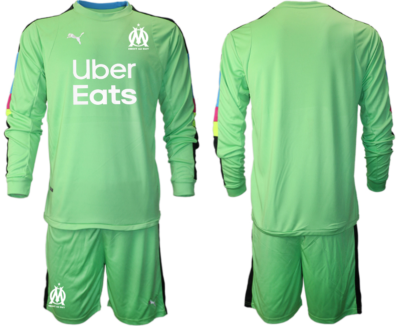 2020-21 Marseilles fruit green goalkeeper long sleeve soccer jerseys