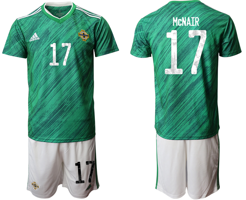 2020-21 Northern Ireland home 17# MCNAIR soccer jerseys
