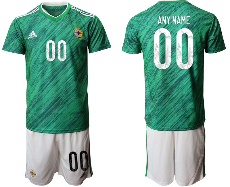 2020-21 Northern Ireland home any name custom soccer jerseys