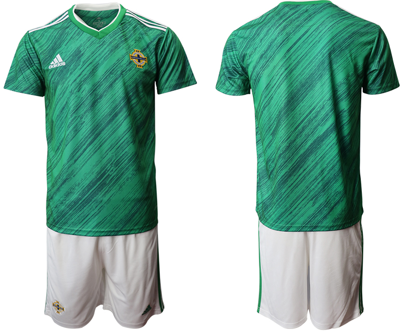 2020-21 Northern Ireland home soccer jerseys
